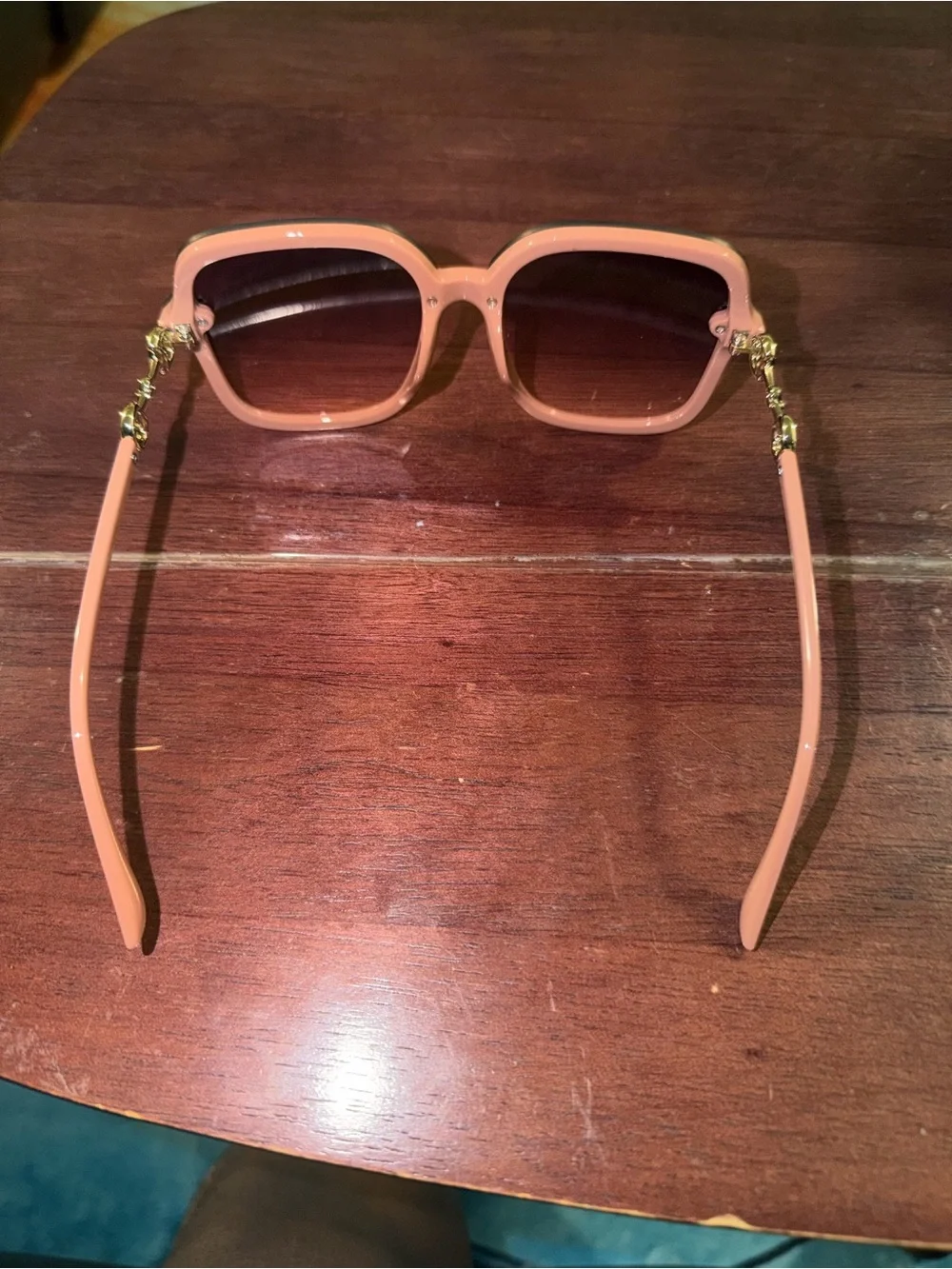 Gucci Pink Ombre Square Sunglasses